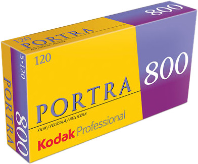 Kodak Portra professzionális színes negatív film (ISO 800) (120) (5db)