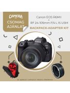 Canon EOS R6 mark II + RF 24-105mm/4 L IS USM "ADAPTER - BACKPACK KIT" (K5)