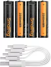 SmallRig 5768 Rechargeable Lithium Battery AA (2100mAh) with USB-C (4pcs)