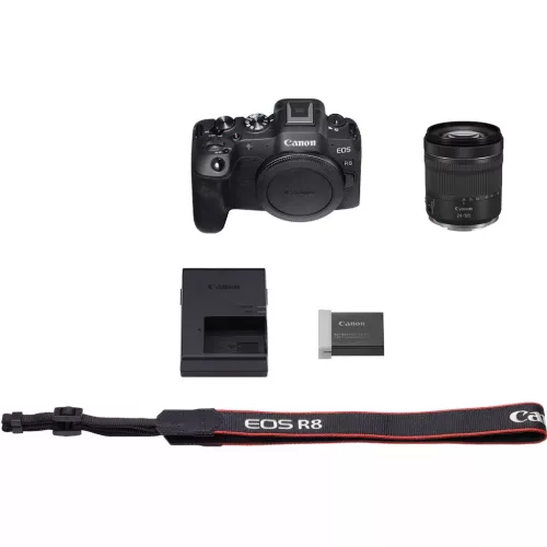 Canon EOS R8 + RF 24-105mm / 4-7.1 IS STM (+128GB SDXC kártya) (5803C095)