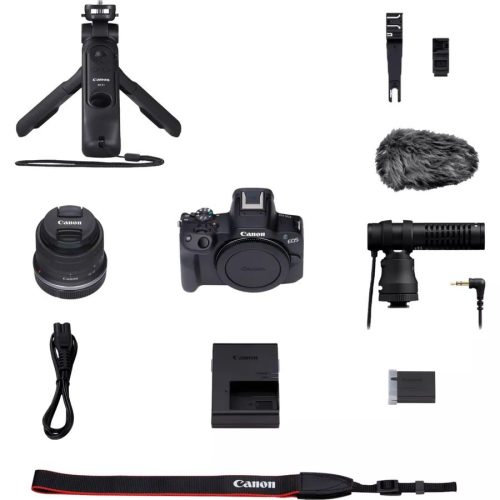 Canon EOS R50 + RF-S 18-45mm / 4.5-6.3 IS STM - CREATOR KIT (black) (5811C035)