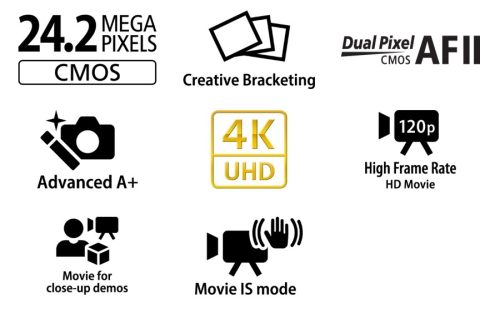 Canon EOS R50 + RF-S 18-45mm / 4.5-6.3 IS STM - CREATOR KIT (black) (5811C035)