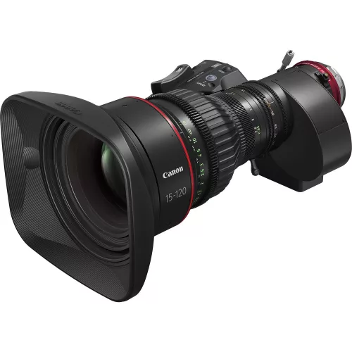 Canon CINE-SERVO 15-120mm / T2.95-3.9 Zoom Lens with 1.5 Extender (PL Mount) (CN8X15 KAS S/P1)