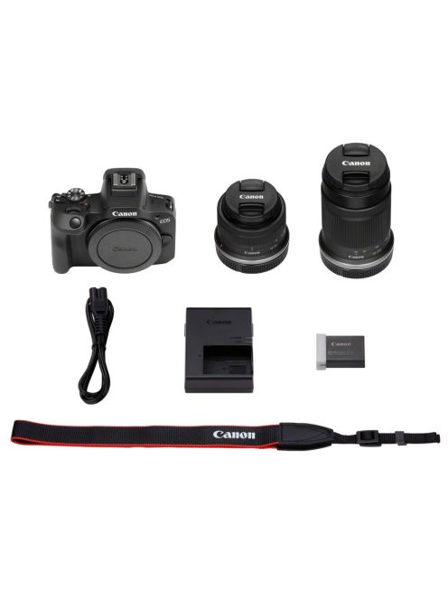 Canon EOS R100 + RF-S 18-45mm / 4.5-6.3 IS STM + RF-S 55-210mm / 5-7.1 IS STM (+ SanDisk Ultra SDHC™ 32GB memóriakártya)
