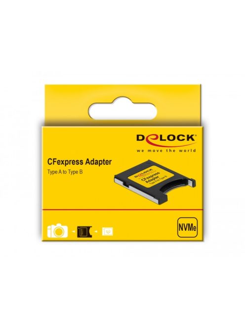 Delock CFexpress Type-A // Type-B típus adapter (61025)
