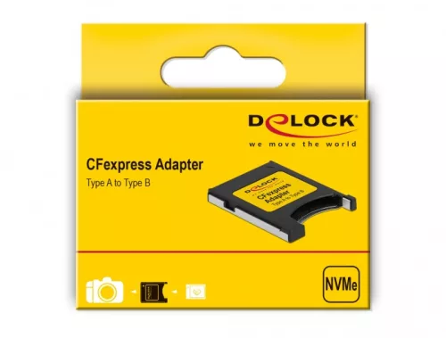 Delock CFexpress Type-A // Type-B típus adapter (61025)