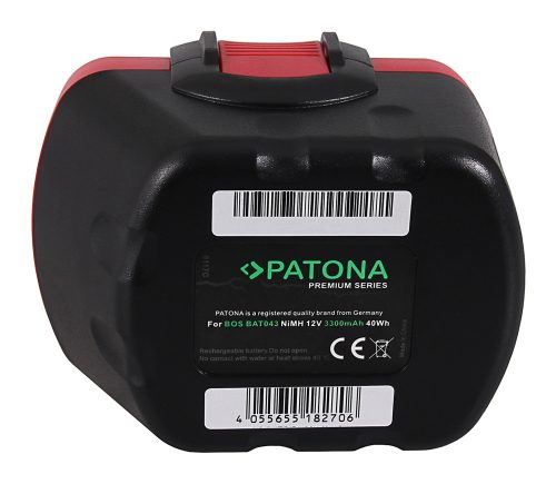 PATONA BAT043 PREMIUM akkumulátor (12V / 3300mAh) (for BOSCH) (6117)