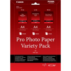   Canon PVP-201 Pro Photo Paper Variety Pack (A4) (3x5 lap) (6211B021)