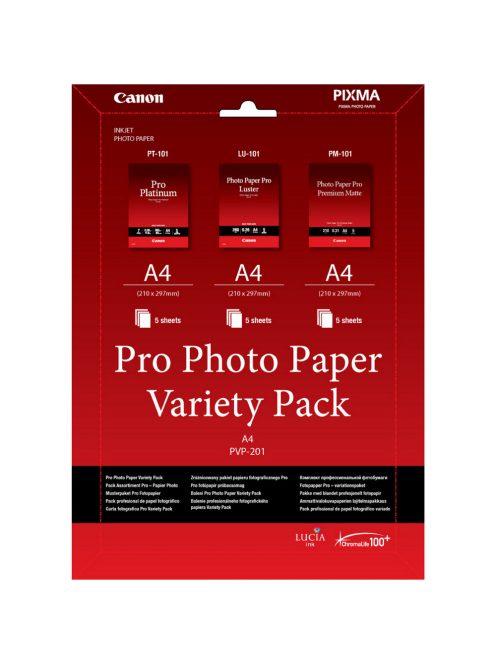 Canon PVP-201 Pro Photo Paper Variety Pack (A4) (3x5 lap) (6211B021)