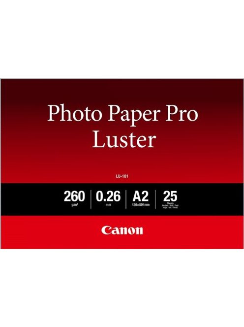 Canon LU-101 Photo Paper Pro Luster (A2) (25 lap) (6211B026)