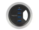 Delock 62868 4 porttal rendelkező asztali USB 3.0 elosztó