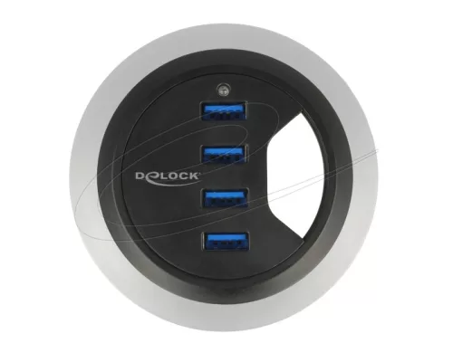 Delock 62868 4 porttal rendelkező asztali USB 3.0 elosztó