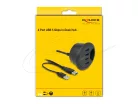 Delock 62868 4 porttal rendelkező asztali USB 3.0 elosztó