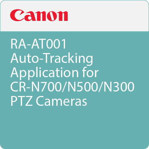 Canon RA-AT001 Auto-Tracking Application (for CR-N700/N500/N300 PTZ Cameras) (6370C001)