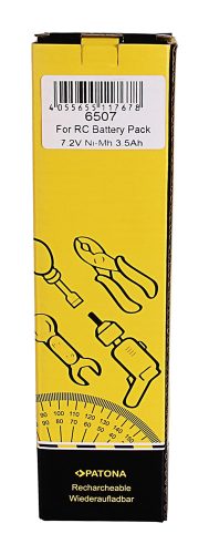 PATONA RC akkumulátor (7.2V / 3.500mAh) (for TAMIYA RC cars) (6507)