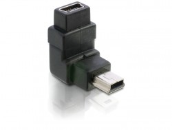 Delock mini USB dug-aljzat (90 fokos B)