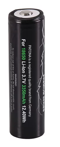 PATONA PREMIUM 18650 Li-Ion akkumulátor (3.7V/3.350mAh) (6516)