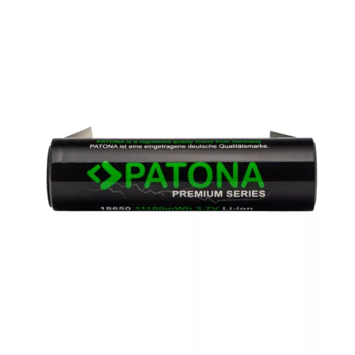 PATONA PREMIUM 18650 Li-Ion akkumulátor "forrfüles" (3.7V/3.000mAh) (6526)