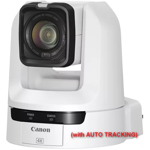 Canon CR-N100 PTZ camera (4K) (20x zoom) (titanium white) (with AUTO TRACKING) (6527C011)