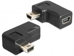 Delock mini USB 90 fokos dug-aljzat