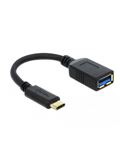 Delock SuperSpeed USB-adapter USB-C - USB-A (15cm) (black)