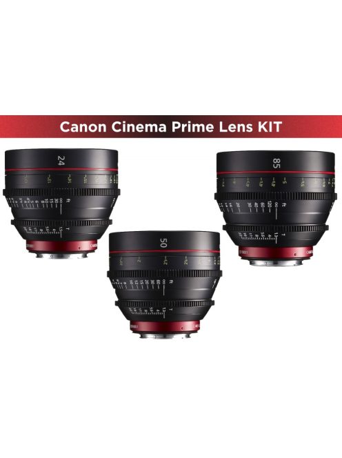 Canon Cinema Prime 3 Lens KIT (24/50/85) (EF bajonett)
