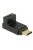 Delock USB-C csatlakozó "apa" > csatlakozó "anya" ívelt (felfelé/lefelé) (65914)