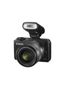   Canon EOS M Body + EF-M 22mm / 2.0 STM Objektiv + EF M - EF Adapter + 90EX Blitz (schwarz)