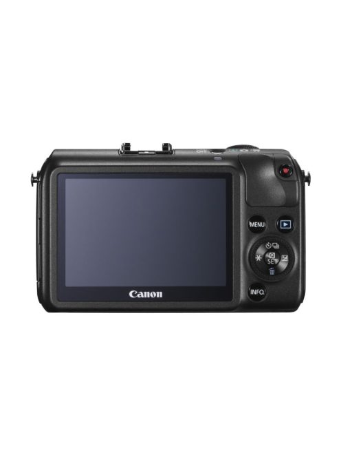Canon EOS M váz + EF-M 22mm / 2.0 STM objektív + EF M - EF adapter + 90EX vaku (2 színben) (fekete)