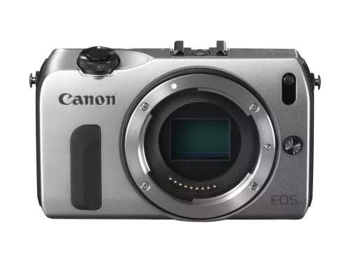 Canon EOS M váz + EF-M 18-55mm / 3.5-5.6 IS STM objektív + 90EX vaku (4 színben) (ezüst)