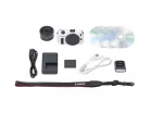 Canon EOS M body + EF-M 22mm / 2.0 STM objective + EF M - EF adapter + 90EX flash (black)