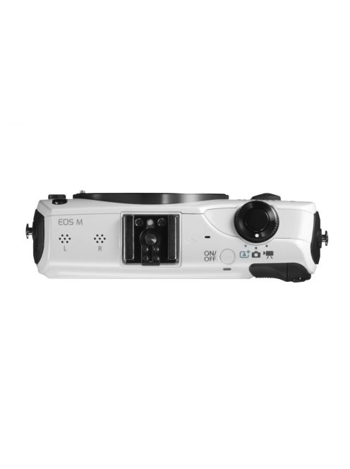 Canon EOS M Body + EF-M 22mm / 2.0 STM Objektiv + EF M - EF Adapter + 90EX Blitz (schwarz)