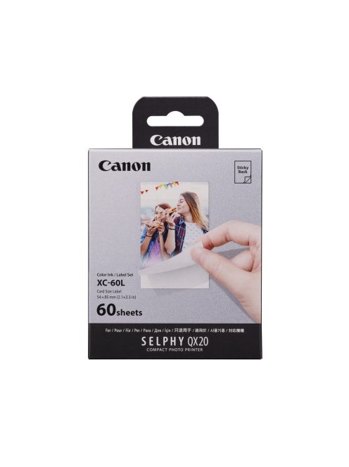 Canon XC-60L fotópapír (54×85mm) (60db) (for Selphy QX20) (6756C001)