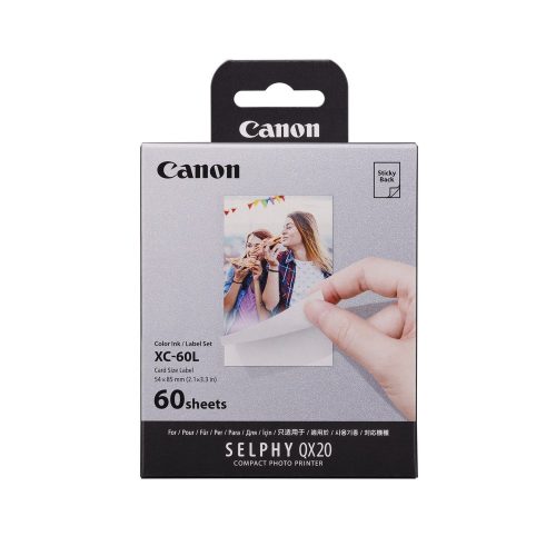 Canon XC-60L fotópapír (54×85mm) (60db) (for Selphy QX20) (6756C001)