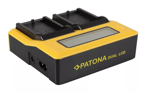 PATONA LC-E5 akkumulátor töltő (DUAL) (LCD) (for Canon LP-E5) (7512)