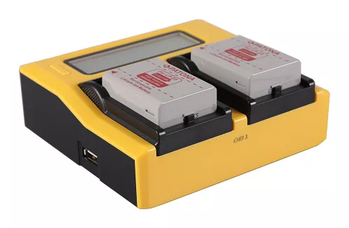 PATONA LC-E5 akkumulátor töltő (DUAL) (LCD) (for Canon LP-E5) (7512)