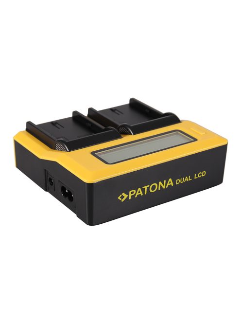 PATONA LC-E6 akkumulátor töltő DUAL (for LP-E6 // LP-E6N // LP-E6NH) (7583)