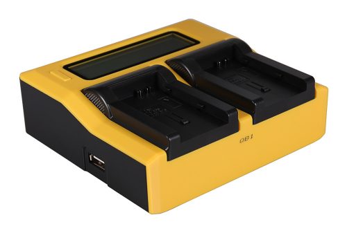 PATONA CG-800 DUAL akkumulátor töltő (LCD) (for Canon) (7589)
