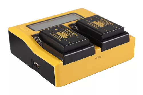 PATONA MH-24 akkumulátor töltő (DUAL) (LCD) (for Nikon EN-EL14) (7622)