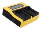 PATONA LC-E10 akkumulátor töltő (LCD) (dupla) (for Canon LP-10) (7629)