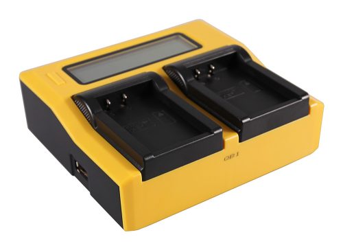 PATONA LC-E17 akkumulátor töltő (DUAL) (LCD) (for Canon LP-E17) (7676)
