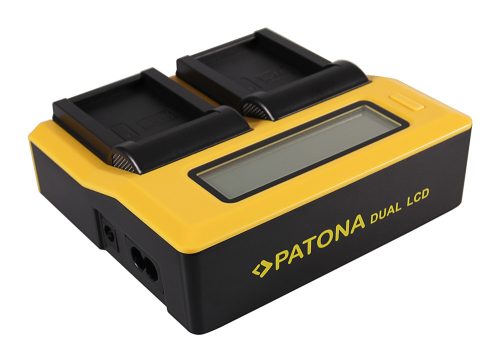 PATONA LC-E17 akkumulátor töltő (DUAL) (LCD) (for Canon LP-E17) (7676)