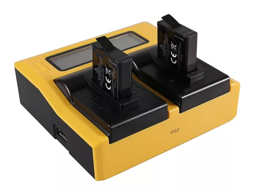 PATONA DUAL akkumulátor töltő (dupla) (for GoPro) (7679)