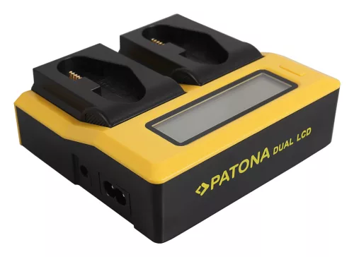 PATONA LC-E19 akkumulátor töltő (DUAL) (LCD) (for Canon LP-E19)