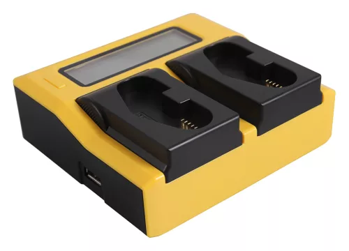 PATONA LC-E19 akkumulátor töltő (DUAL) (LCD) (for Canon LP-E19)