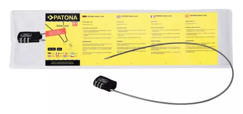PATONA Elektromos roller zár numerikus kóddal (3 számjegyű) (61cm) (7823)