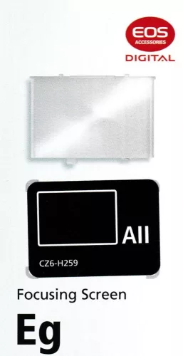 Canon EOS 6D Eg-A II mattüveg