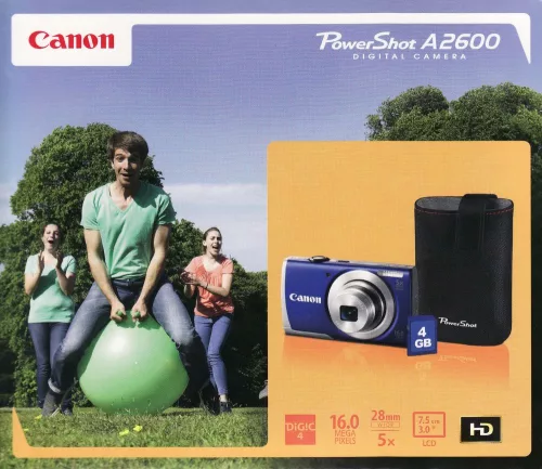 Canon PowerShot A2600 KIT (4 színben) (kék)