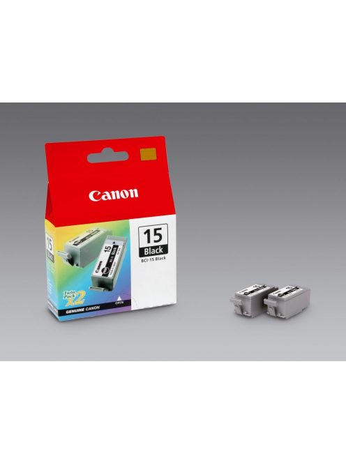 Canon BCI-15 fekete tintapatron - 2db/doboz