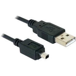 Delock kamera kábel USB-B mini - USB-A (1,5m)